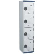 Vestiaire 4 cases Seamline Optimum® - Colonne largeur 400 mm - Acial