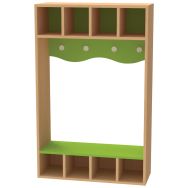 Vestiaire 4 casiers haut Bessiere