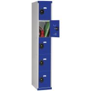 Vestiaire 5 cases Seamline Optimum® - 1 colonne 300 mm socle - Acial