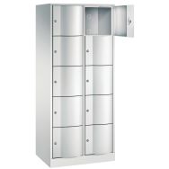 Vestiaire 6 et 10 cases antivandalisme - 2 colonnes - Sur socle - CP