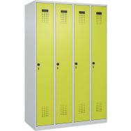 Vestiaire Evolo PLUS-4 colonnes-300mm-RAL7035-RAL1108060