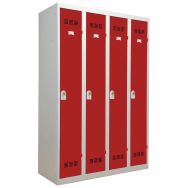 Vestiaire industrie propre - Largeur 300 mm - 4 colonnes - Vinco
