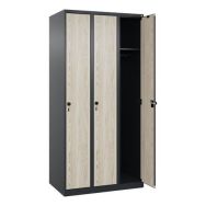 Vestiaire industrie propre Evolo PLUS - 3 colonnes - C+P