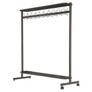 Vestiaire mobile 20 bipatères Anthracite