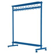 Vestiaire mobile 20 bipatères Bleu