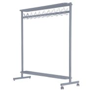 Vestiaire mobile 20 bipatères Gris