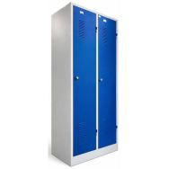 Vestiaire monocase 2 colonnes reconditionné - Bleu
