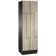 Vestiaire porte L bois Sur socle CP