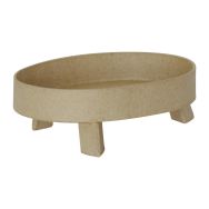 Vide poche 3 pieds ovale 13x9x4cm (Lot de 10)