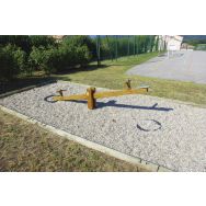 Vis à vis balançoire horizontale 3m - scellement direct