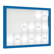 Vitrine 1000 - 100 x 135 cm - bleu 5010