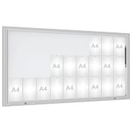 Vitrine 1000 - 100 x 201 cm - anodisé