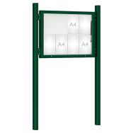 Vitrine 1000 poteaux Quatro initiaux scellement - Procity