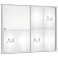 Vitrine Référence 75 x 100 cm - anodisé