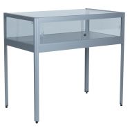 Vitrine d'exposition - 1000 x 600 x 920 mm sur pied - Manutan Expert