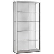 Vitrine d'exposition 100 x 40 x1 97 cm - Éclairage latéral - Sarazino