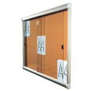 Vitrine d'intérieur - 24 x A4 - liège