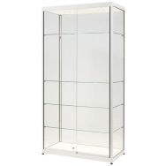 Vitrine exposition haute - 95x50x200 cm - Blanc