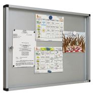 Vitrine extérieure Basic porte plexiglas 65 x 69 cm 6 A4