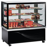 Vitrine horizontale Karina positive spécial chocolat ventilée, 550 L