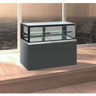 Vitrine horizontale Karina, positive ventilée, 1 étagère, 220 L- KARINA97QB-SP