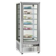 Vitrine verticale Snelle négative statique, 550 L, grilles évaporateurs