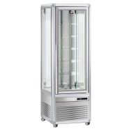Vitrine verticale Snelle positive ventilée 350 L, tablettes en verre