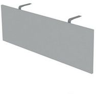 Voile de fond L.120 avec supports inclus, Gris