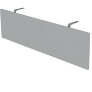 Voile de fond L.140 avec supports inclus, Gris