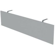 Voile de fond L.160 avec supports inclus, Gris