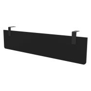 Voile de fond suspendu 130 cm pour Bureau Alto largeur 180 noir