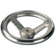 Volant de manoeuvre aluminium moy.dia:35 mm dia ht:180 mm