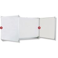 Volet pour tableau triptyque Classic émaillé e3 blanc 1,20 x 1 m