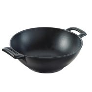 Wok individuel en porcelaine ø20 cm 120cl noir-Belle Cuisine-Revol