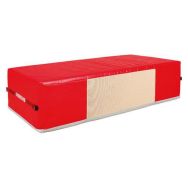 bloc de réception mousse - housse pvc - 200 x 100 x 50 cm