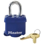 cadenas acier laminé - protection thermoplastique bleue