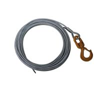 kit de cable diam=4mm, l=10m avec boucle et crochet