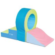 kit tunnel Rose/bleu ciel/kiwi/turquoise/lilas