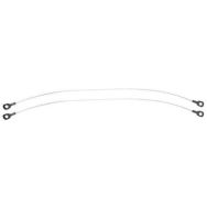 lot de 2 fils en inox pour lyre à génoise