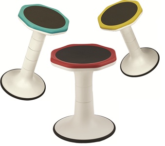 Tabouret oscillant et mobile