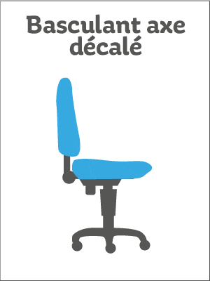 Fauteuil de direction basculant centré Fauteuil de direction basculant centré