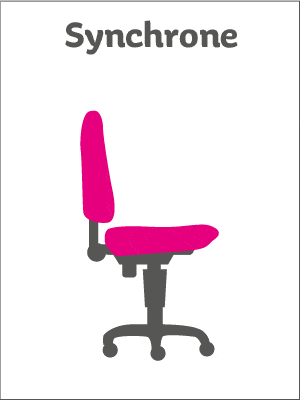 Siège de bureau synchrone Siège de bureau synchrone