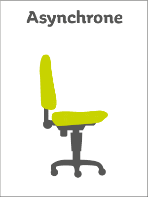 Siège de bureau autorégulé synchrone Siège de bureau autorégulé synchrone