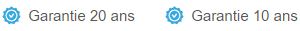 Garantie 10 ans Garantie 10 ans