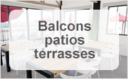 Balcons, patios, terrasses Balcons, patios, terrasses