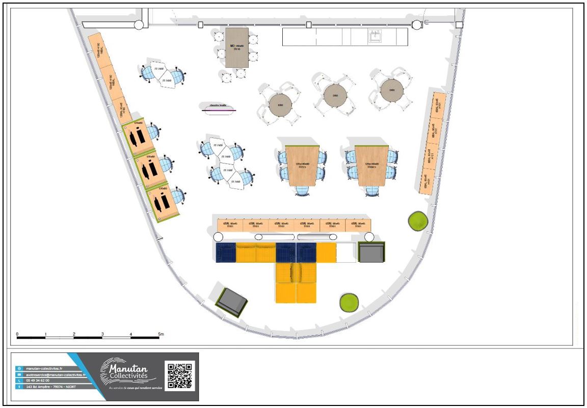 plan d'aménagement salle de classe
