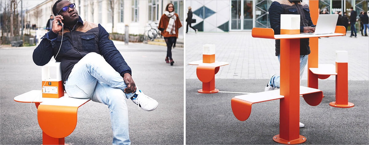 banc connecté banc connecté