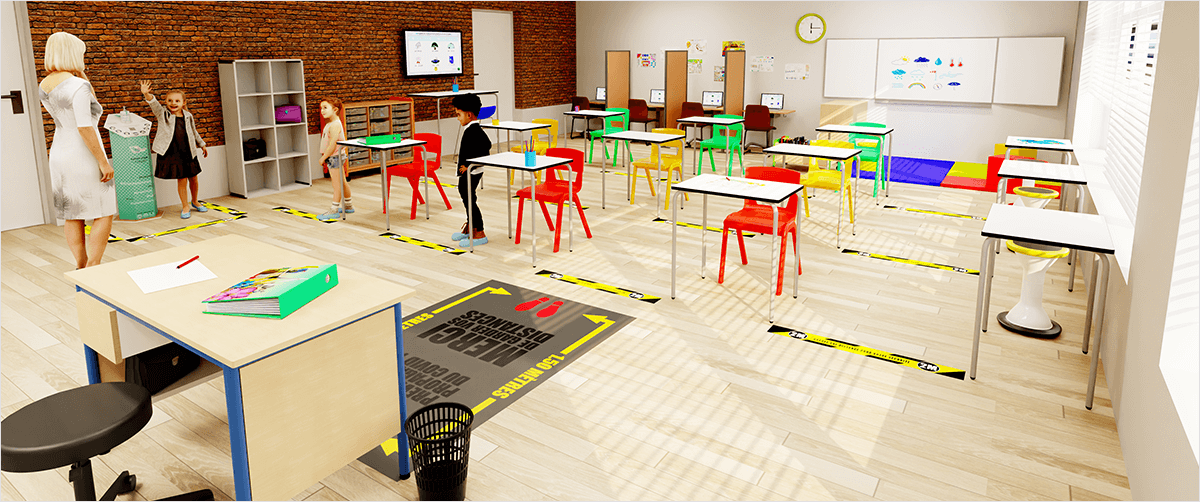 salle de classe post covid-19 salle de classe post covid-19