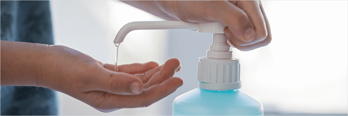désinfection des mains désinfection des mains
