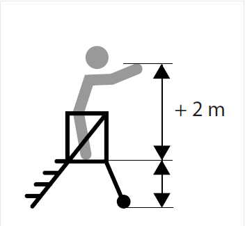 dessin petite échelle escabeau